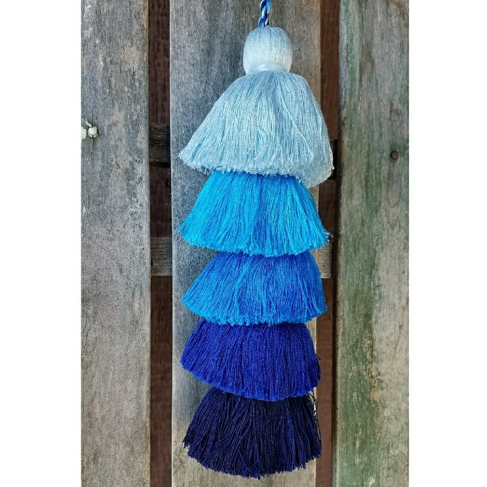 New Custom Blues Tassel Pom Like Nena & Co. and